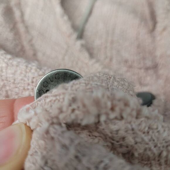 Dolce & Gabbana Light Pink Tweed Blazer Jacket Sz 42 US 6 Classic Elegant Luxury - Picture 7 of 11